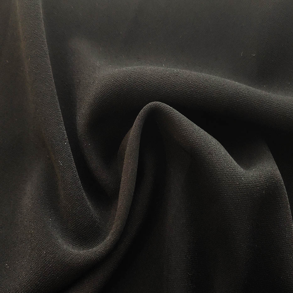 100 Polyester CEY 4-Way Stretch Reverse Twill Satin Fabric