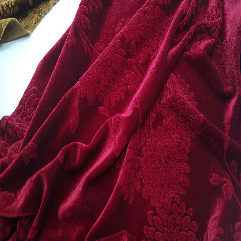 fashion print velvet fabric